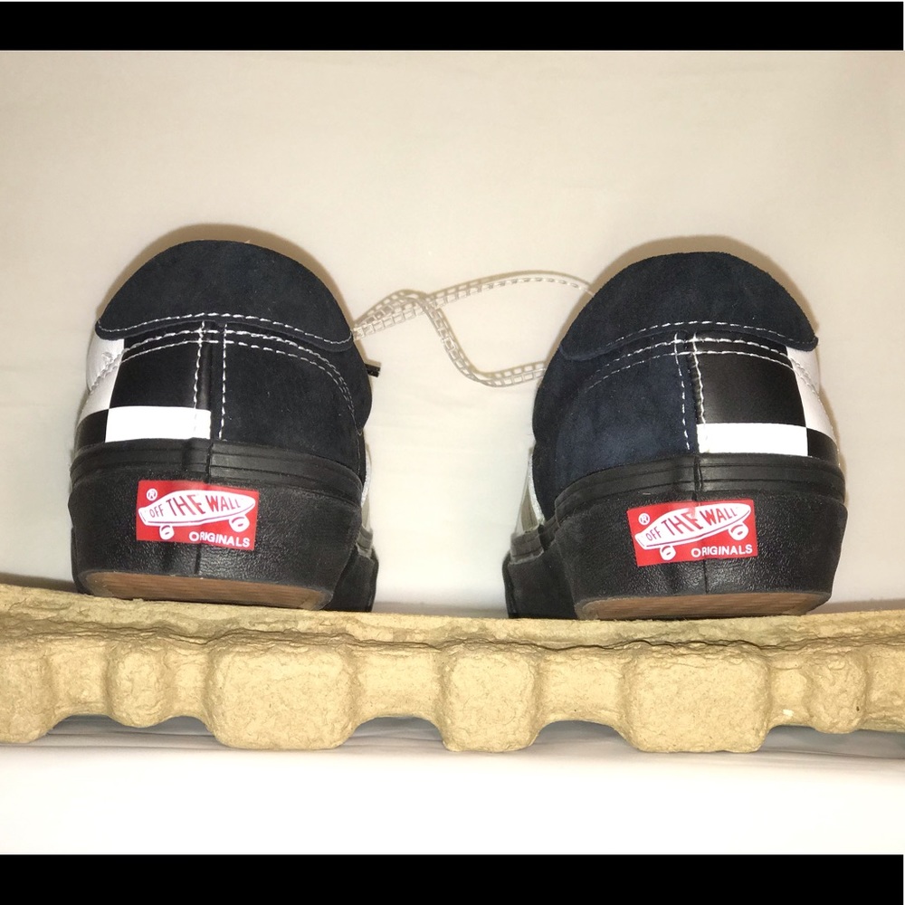 Vans Men xo Barneys New York Checkered White Black - Picture 4 of 6